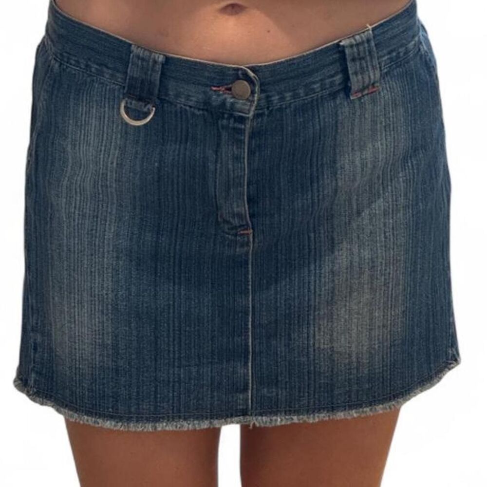 American-vintage Women's Blue and Navy Skirt